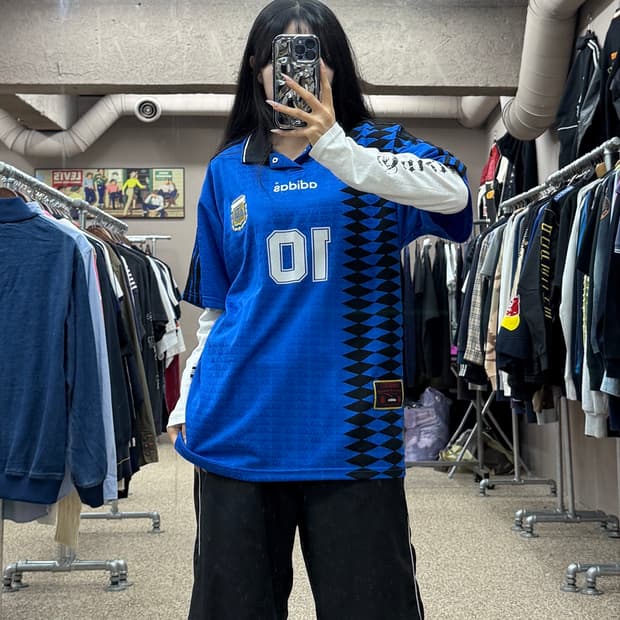 아디다스 아르헨티나 1994 어웨이 저지 S26