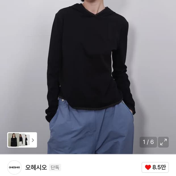 오헤시오 체크 후드