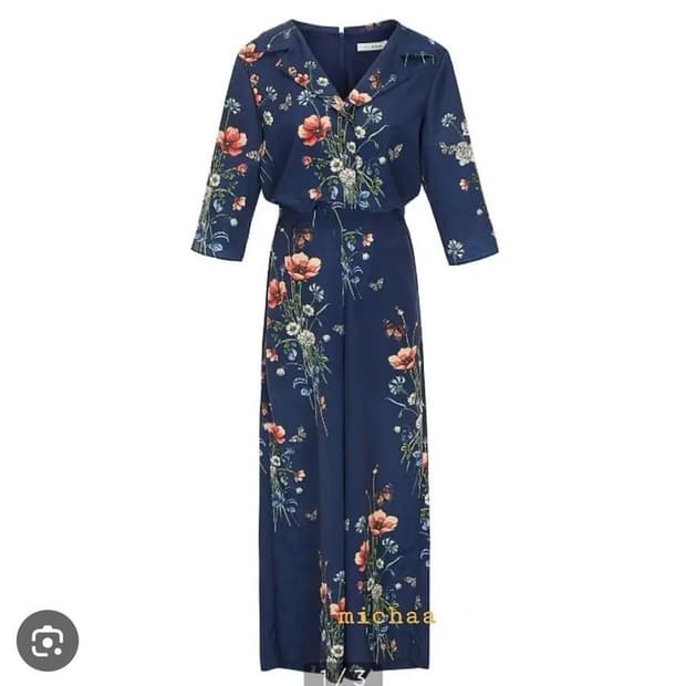 MICHAA  플로럴 프린트 점프수트 85-97-160사이즈