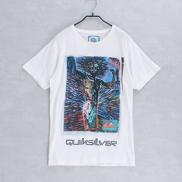 QUIKSILVER _ crew neck print tee