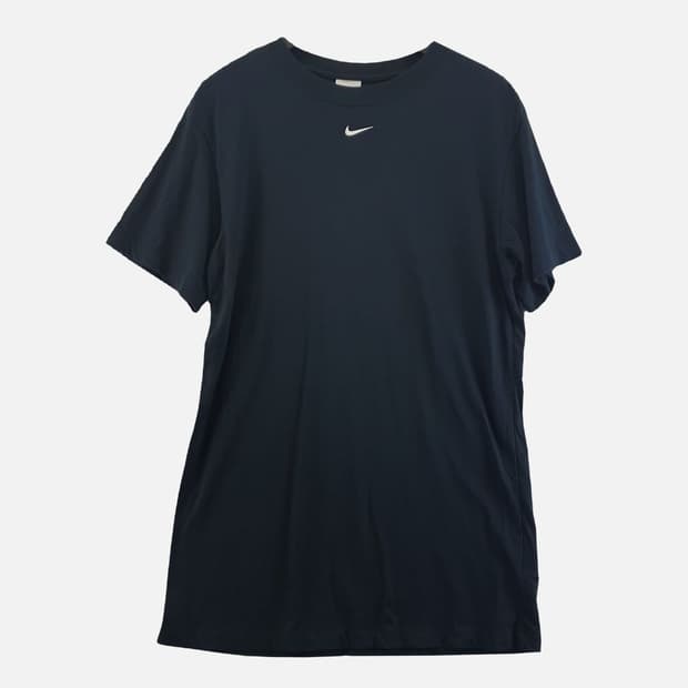 나이키 블랙 여자 롱 반팔티 S N9018