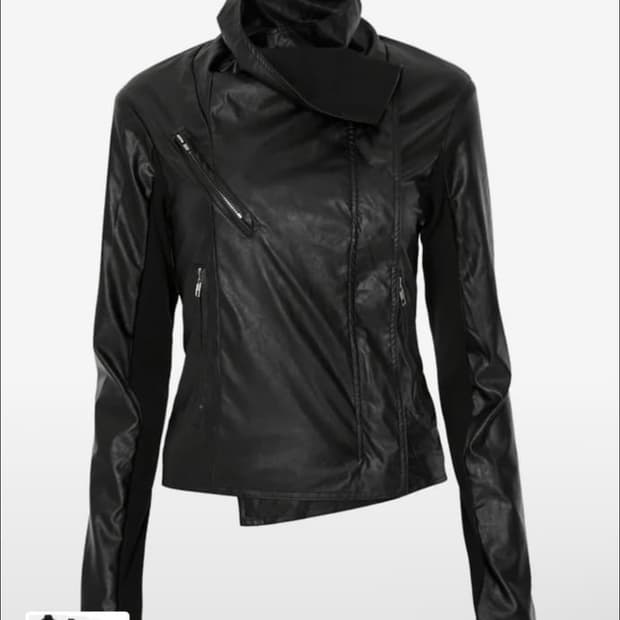 플레어업 레더자켓