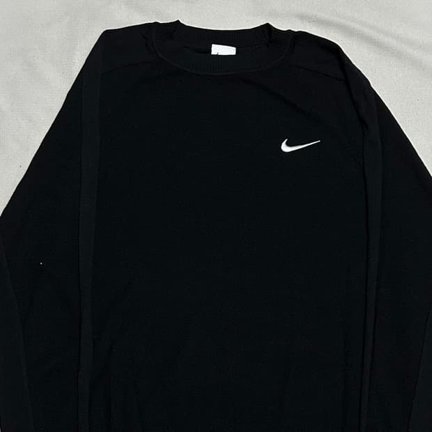 XL 나이키 블랙 니트