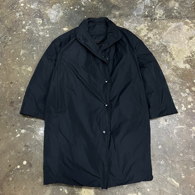 F) 한섬 시스템 리버시블 구스다운 패딩 점퍼 코트 양면 거위털 패딩코트