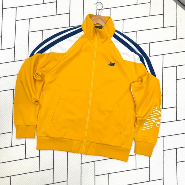 남성 105 xl / 뉴발란스 져지 트랙탑 옐로우