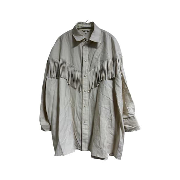 MOUSSY 프린지 웨스턴 셔츠