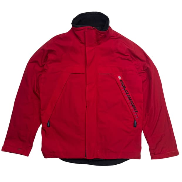 폴로 스포츠 레드 바람막이 M