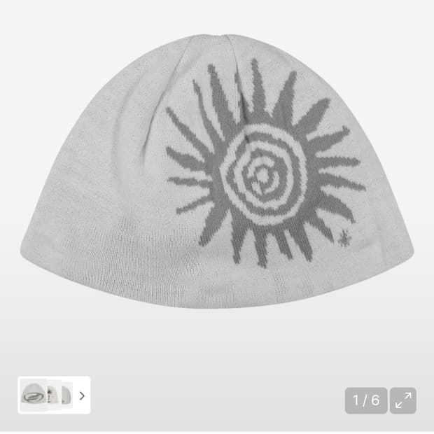 아캄 화이트 비니