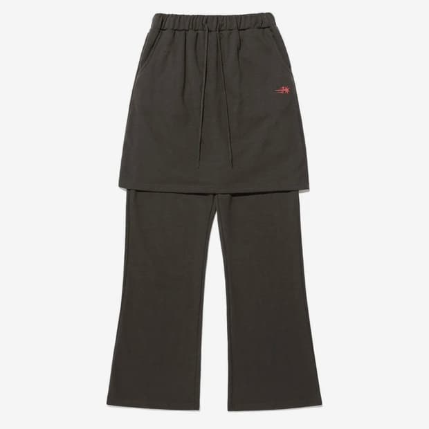 LOGO SWEAT LAYERED PANTS 나고클 나이스고스트클럽