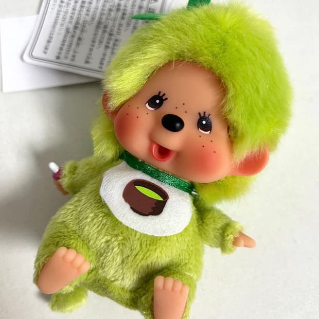 말차 녹차 몬치치 빅헤드 키링