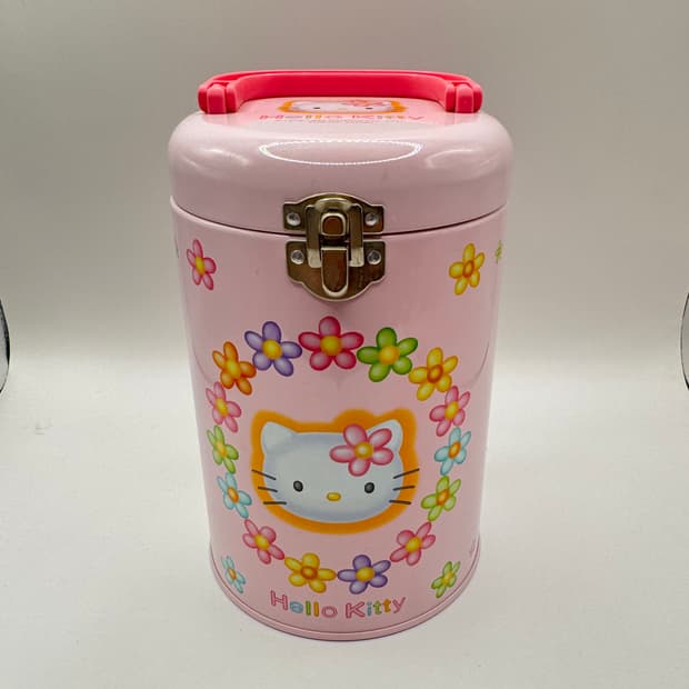 98년 키티 카오하나 원형 틴케이스/고전키티