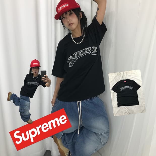 Supreme Applique Arc S/S Top - 22SS