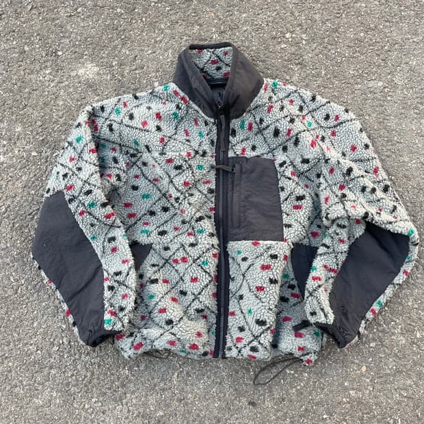 Gerry 도트 플리스 자켓 s