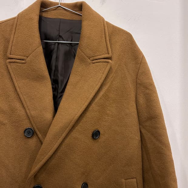 마인드브리지 케시미어블랜드 베이직 더블 롱코트