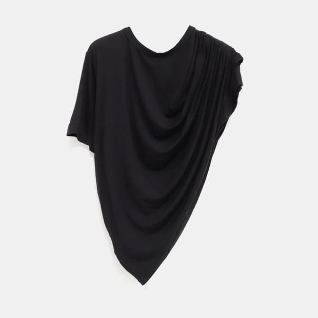 [XS,S,M]기마구아스 Daria 드레이프 탑/블랙