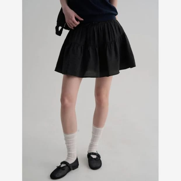 에잇세컨즈 시어 미니스커트L