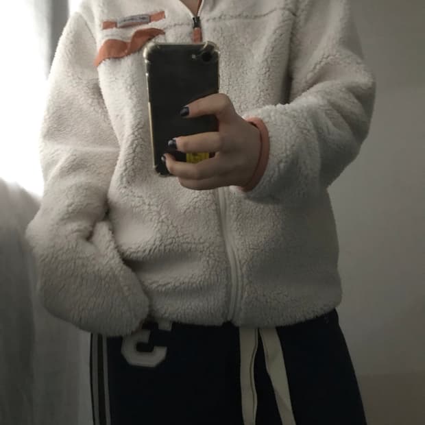 콜롬비아 아이보리 후리스