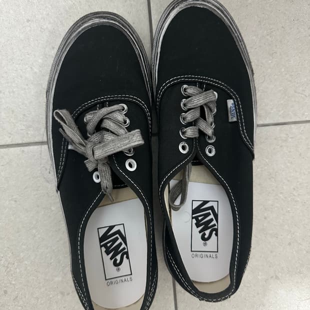 반스 볼트 어센틱 블랙 스트레스드 265