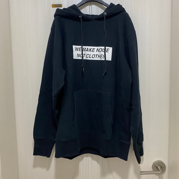 언더커버(UNDER COVER) 블랙 후드티 L