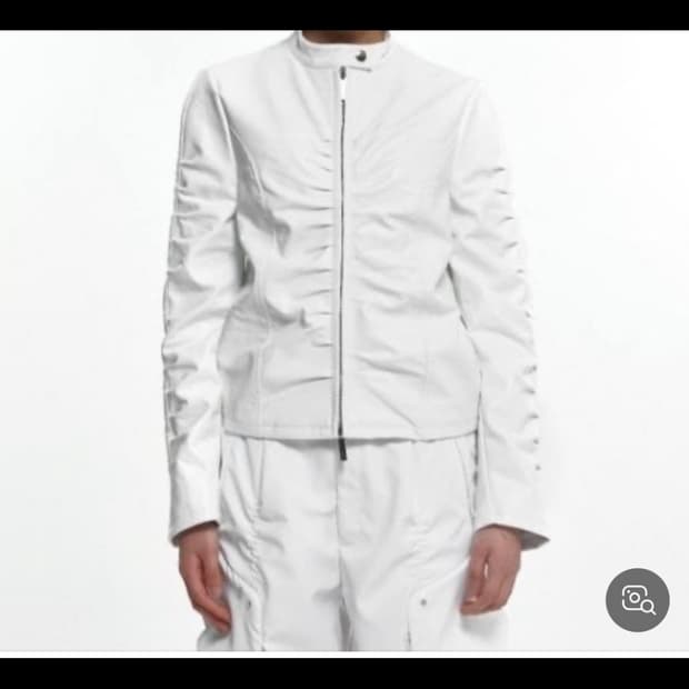 나체 셔링 레더 가죽 자켓 0사이즈