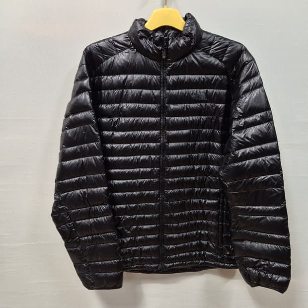노스페이스 구스다운 경량 패딩 블랙 남성110