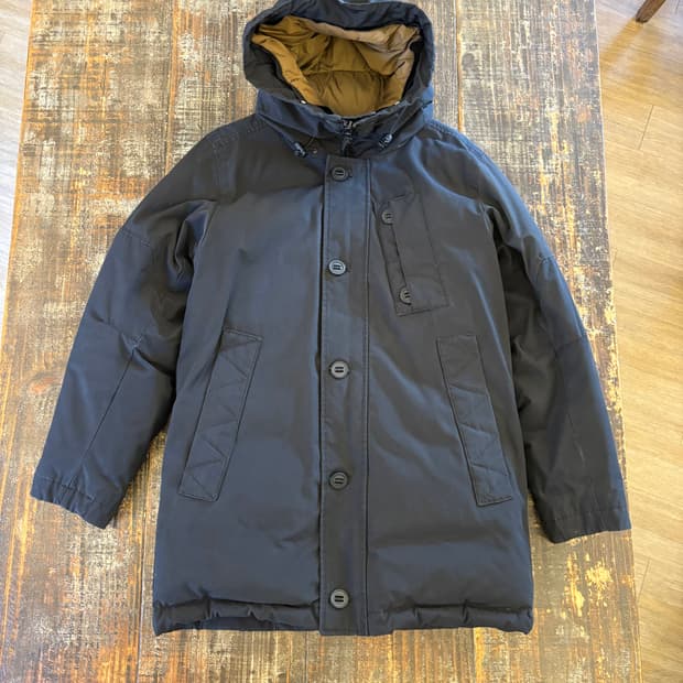 노스페이스 블랙 구스다운 파카