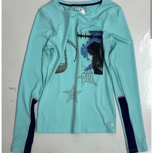 Id vintage Printed jersey sleeve