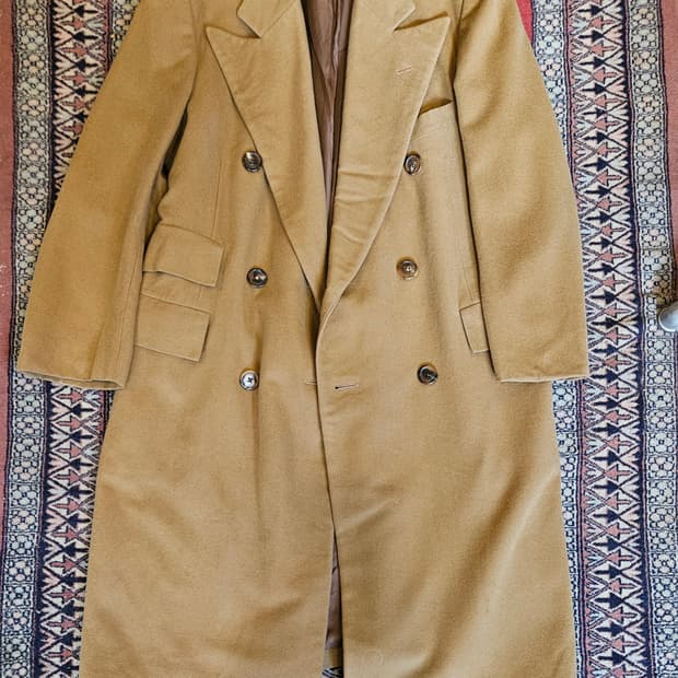 폴로 랄프로렌 카멜 울더블 코트