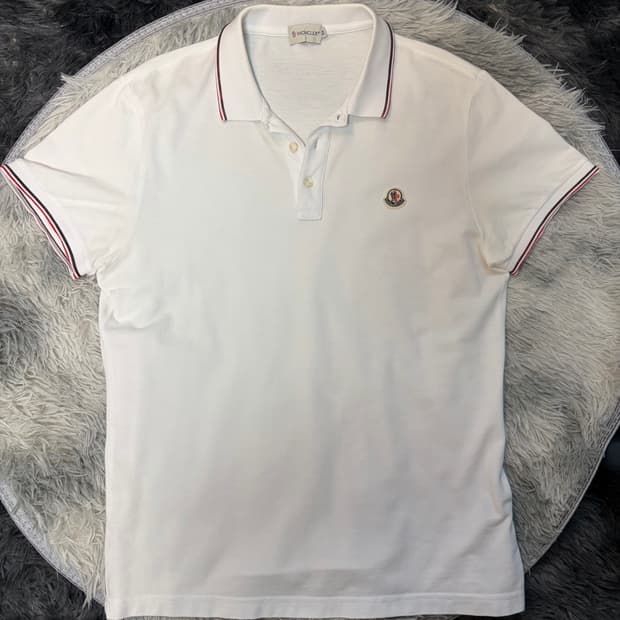 [M Size]몽클레어 카라 반팔티 