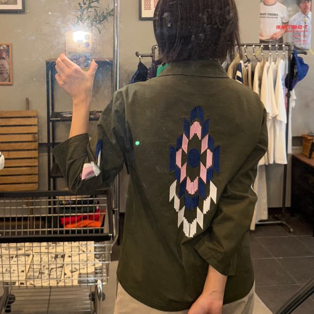 Navajo pattern shirt