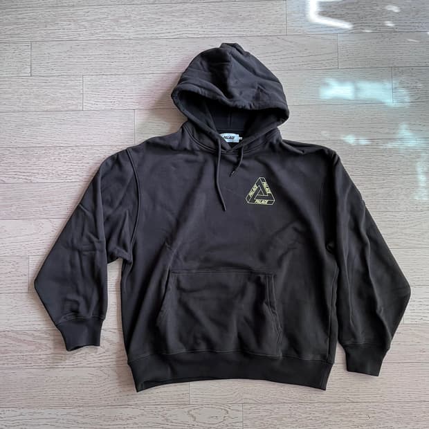 Palace Glow Tri-Ferg Hood brown XL