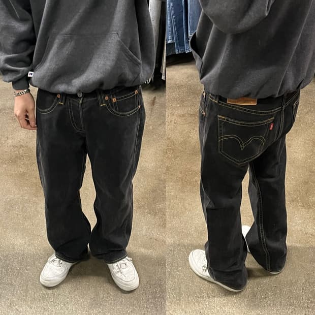 00s 리바이스 타입원 블랙진 (33“)