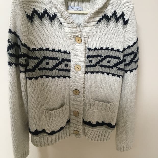 노르딕 누빔 가디건