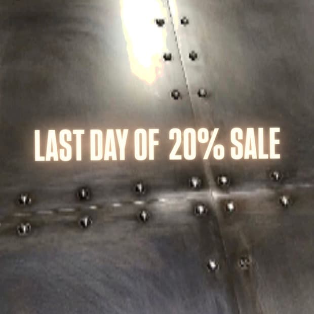 🍸 LAST DAY OF 20% SALE 🍸