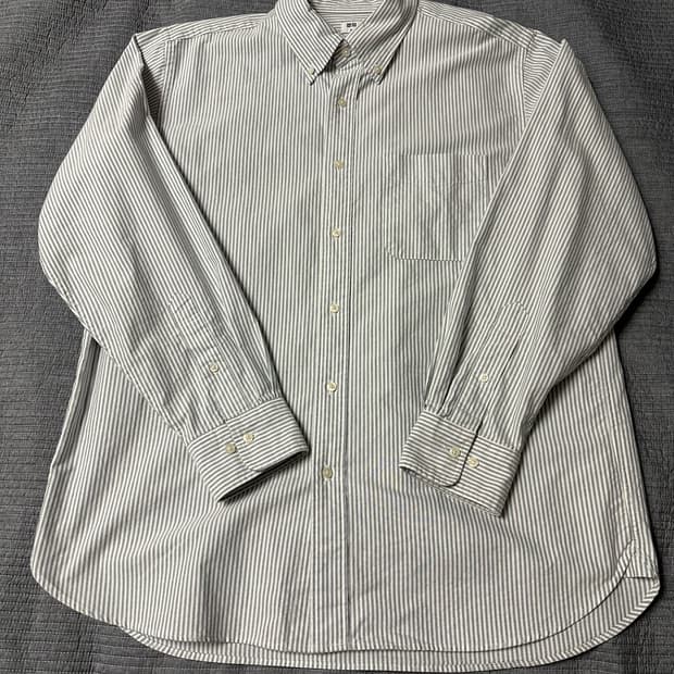 (XL) 유니클로 스트라이프 셔츠