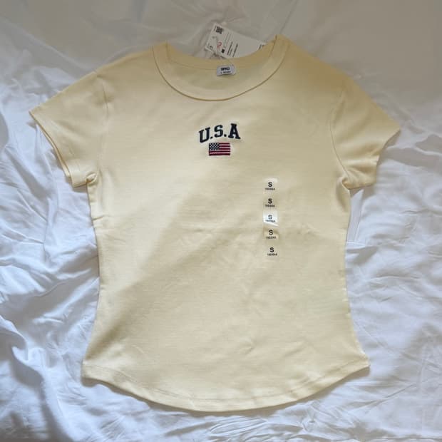[미 시착 새 상품] 스파오 USA 반팔 s