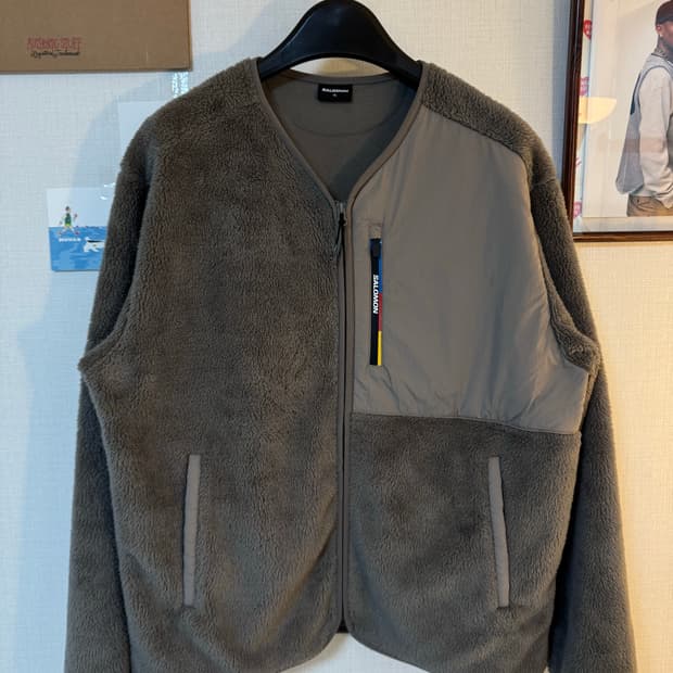 [XL]살로몬 레이스플래그 후리스 가디건 자켓