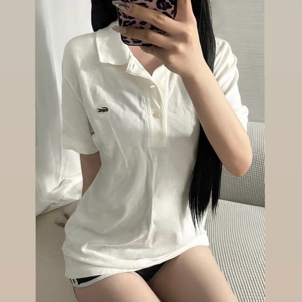 LACOSTE 클래식 반팔 셔츠