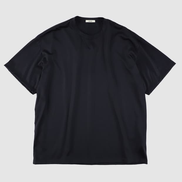 보디_캐시미어 cashmere100% 티셔츠 다크 네이비