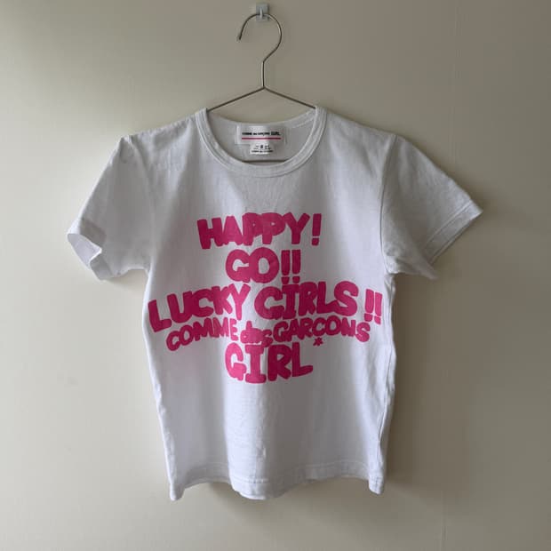 꼼데가르송 걸 반팔 티셔츠
