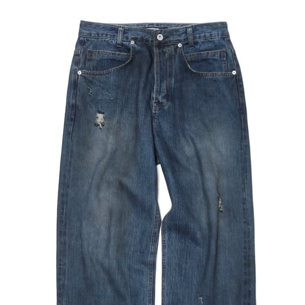 해칭룸 Regular Selvedge Jeans Dusty Blue