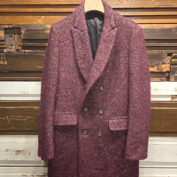 솔리드옴므 더블브레스티드코트