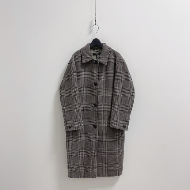 랙앤본 울 캐시미어 블렌디드 코쿤 코트 