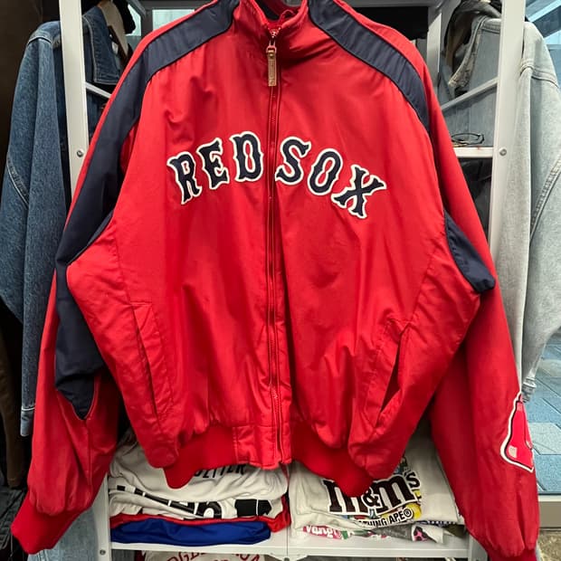 90s 마제스틱 MLB 레드삭스 야구 점퍼