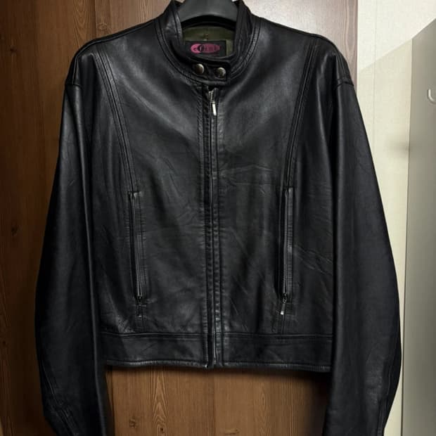 양가죽 빈티지 레더자켓 바이커자켓