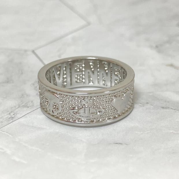 비비안웨스트우드 아카이브 레터링 orb 각인 반지