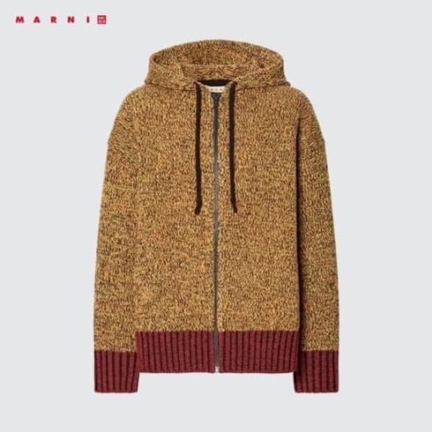 유니클로 마르니 니트 후드집업 M