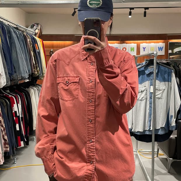 빈티지 웨스턴 셔츠  