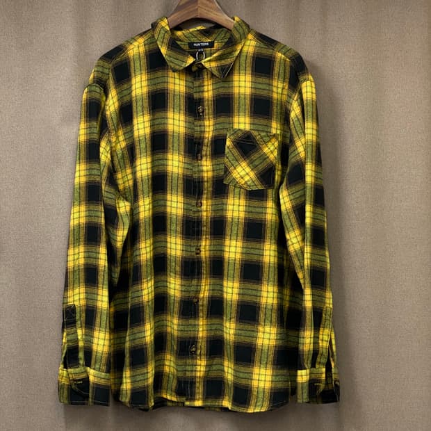 헌터스 플란넬 체크 셔츠
