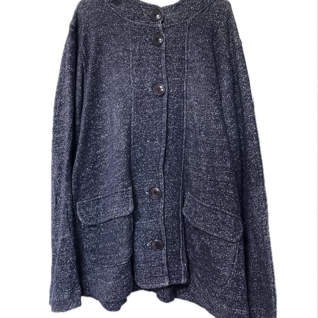 일본빈티지 모리걸 니트 후드 가디건